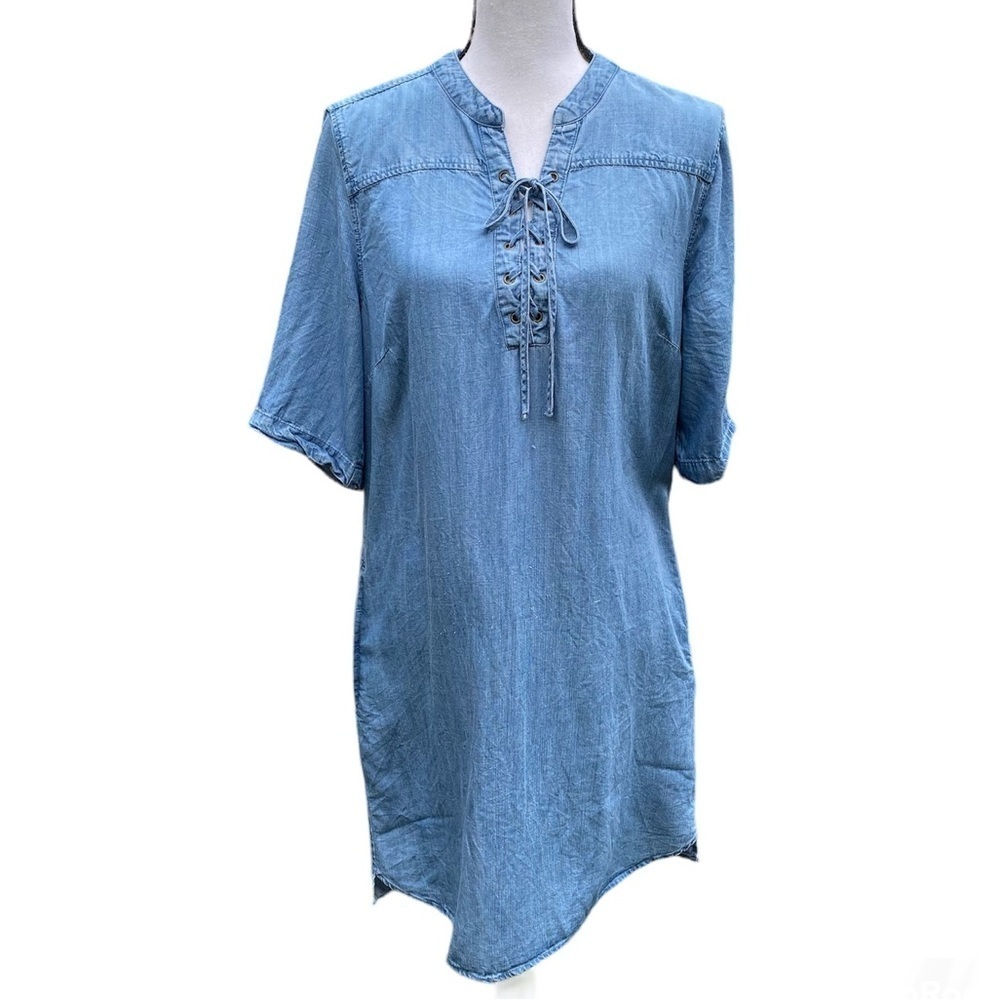Philosophy Denim Jean Shirt Dress Size XL